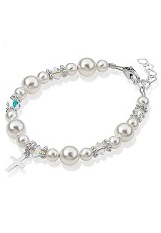 mind-boggling tiny christening baby bracelet